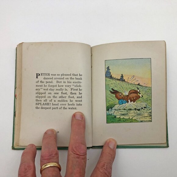 Peter Rabbit At The Farm Duff Graham Wee Books 1935 HB Platt & Munk - Picture 9 of 10